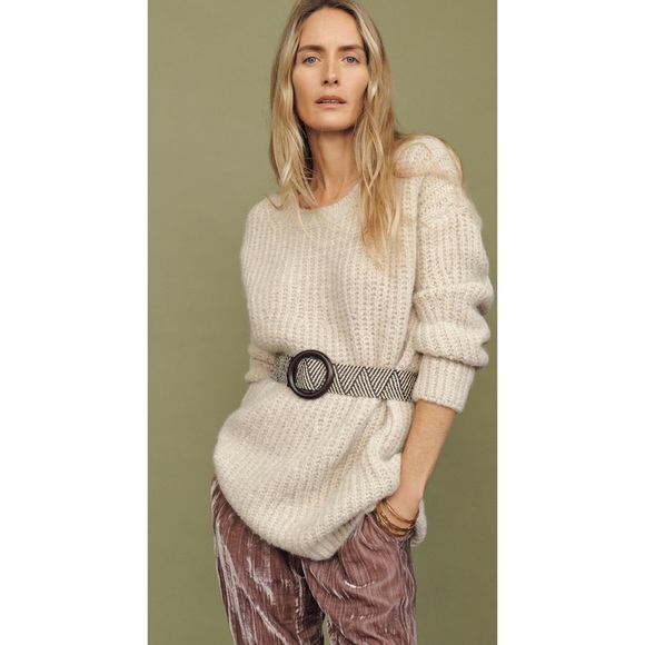 Anthropologie Camila Neutral Sweater NWT Oversized SZ XL - Picture 6 of 12